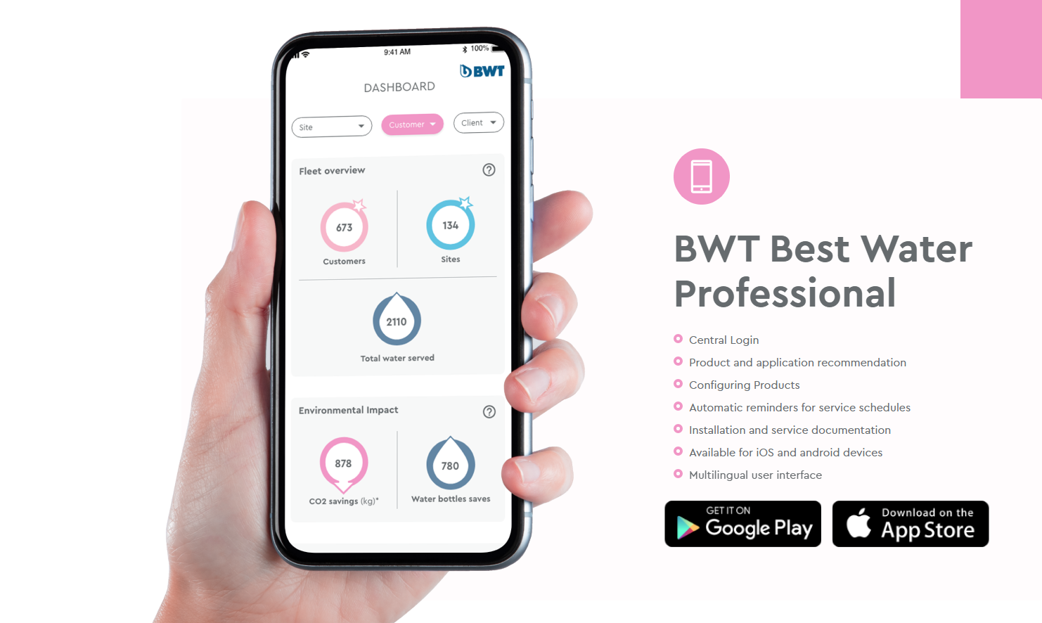 BWT Best Water Professional App